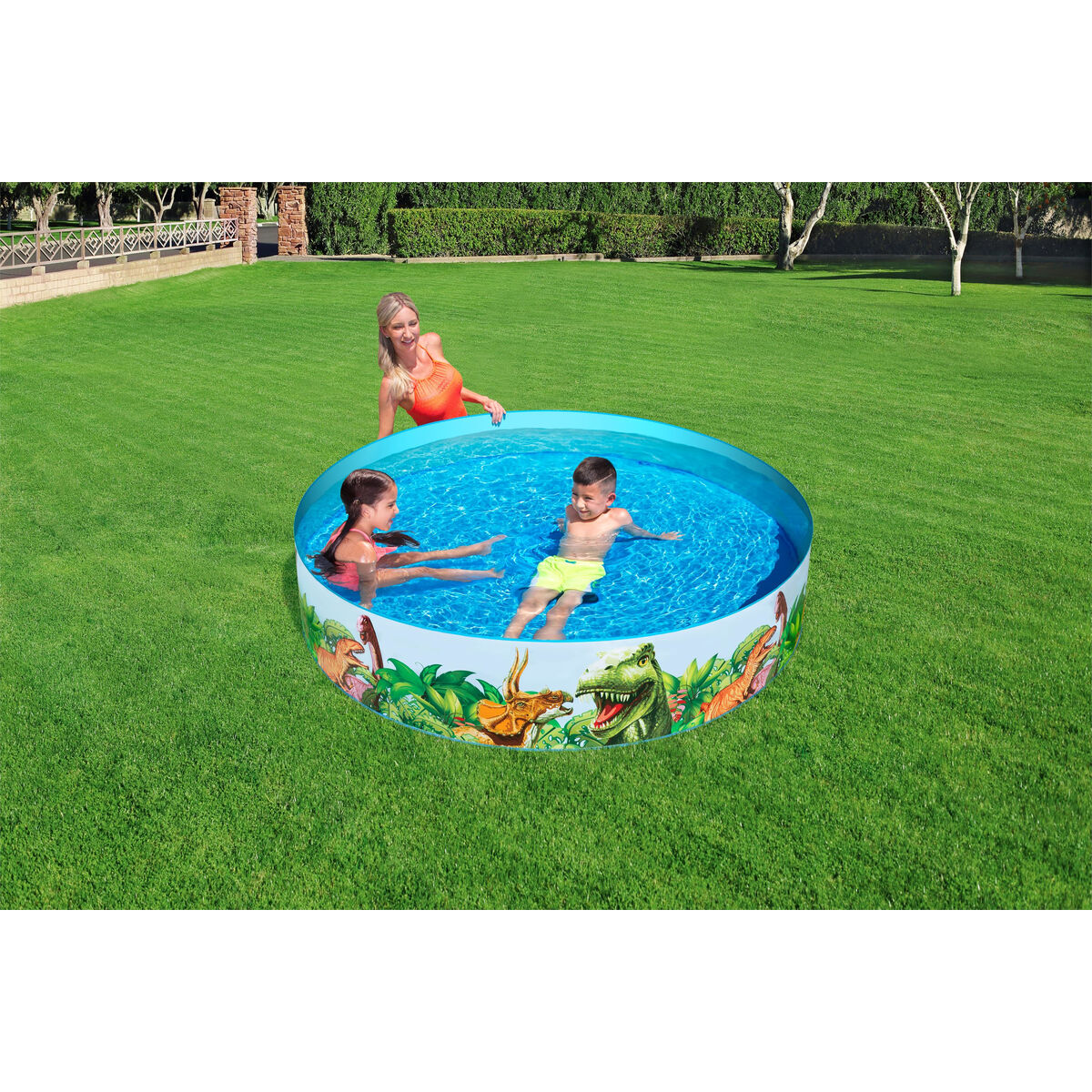 Bērnu baseins Bestway Dinozauri 183 x 38 cm